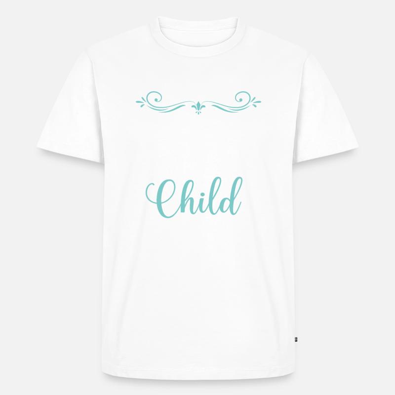 Youngest Child Gift - Männer Premium Bio T-Shirt - Weiß