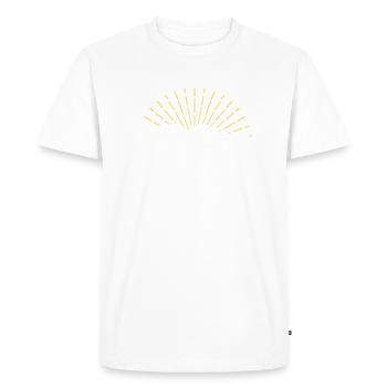Nana Gifts - Men's Premium Organic T-Shirt - white - Front - Nico (187cm)