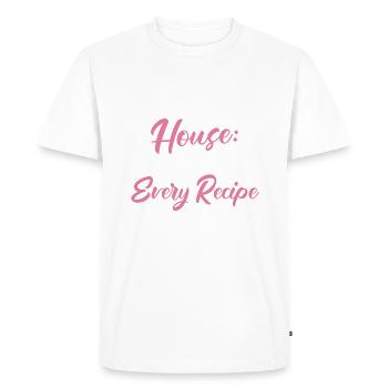 Nana Gifts - Men's Premium Organic T-Shirt - white - Front - Nico (187cm)