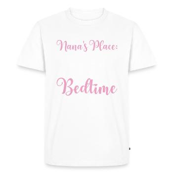 Nana Gifts - Men's Premium Organic T-Shirt - white - Front - Nico (187cm)