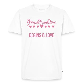 Cadeaux de petite-fille - T-shirt Premium bio Homme - blanc - Devant - Nico (187cm)