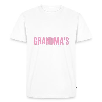Cadeaux de petite-fille - T-shirt Premium bio Homme - blanc - Devant - Nico (187cm)