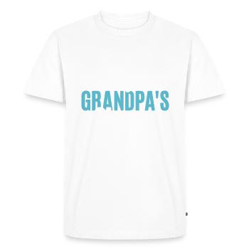 Cadeaux de petite-fille - T-shirt Premium bio Homme - blanc - Devant - Nico (187cm)