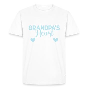 Cadeaux de petite-fille - T-shirt Premium bio Homme - blanc - Devant - Nico (187cm)