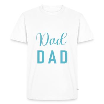 Left Handers Gifts - Men's Premium Organic T-Shirt - white - Front - Nico (187cm)