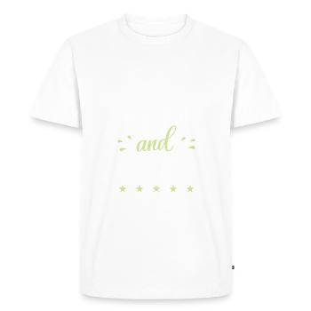 Cadeaux pour gauchers - T-shirt Premium bio Homme - blanc - Devant - Nico (187cm)