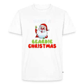 Giftidea Beard Men - Men's Premium Organic T-Shirt - white - Front - Nico (187cm)