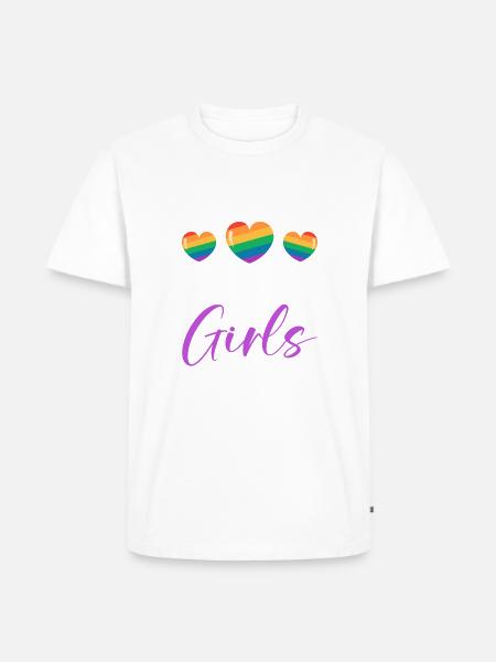 Lesbian Gifts - Männer Premium Bio T-Shirt - Weiß
