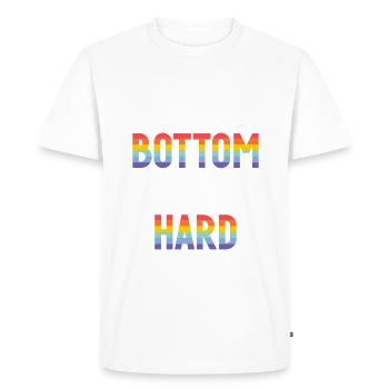 Gay Gifts - Men's Premium Organic T-Shirt - white - Front - Nico (187cm)