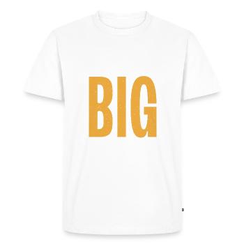 Cadeaux de graisse drôles - T-shirt Premium bio Homme - blanc - Devant - Nico (187cm)