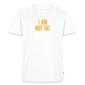 Cadeaux de graisse drôles - T-shirt Premium bio Homme - blanc - Devant - Nico (187cm)