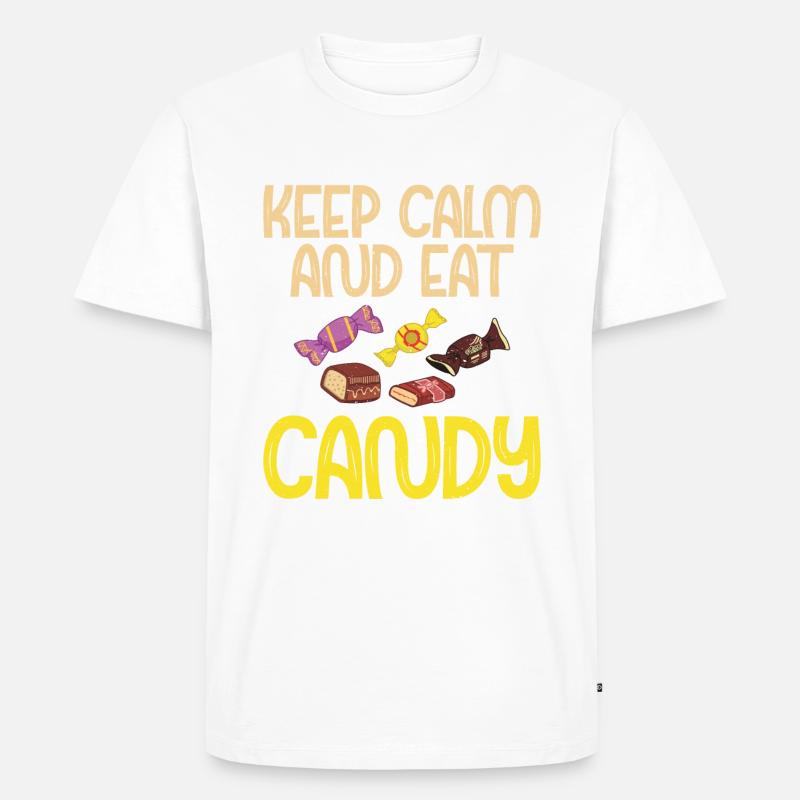 Candy Gift - Männer Premium Bio T-Shirt - Weiß