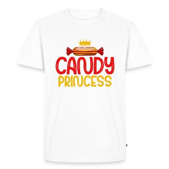 Candy Gift - Men's Premium Organic T-Shirt - white - Front - Nico (187cm)