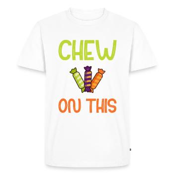 Candy Gift - Men's Premium Organic T-Shirt - white - Front - Nico (187cm)
