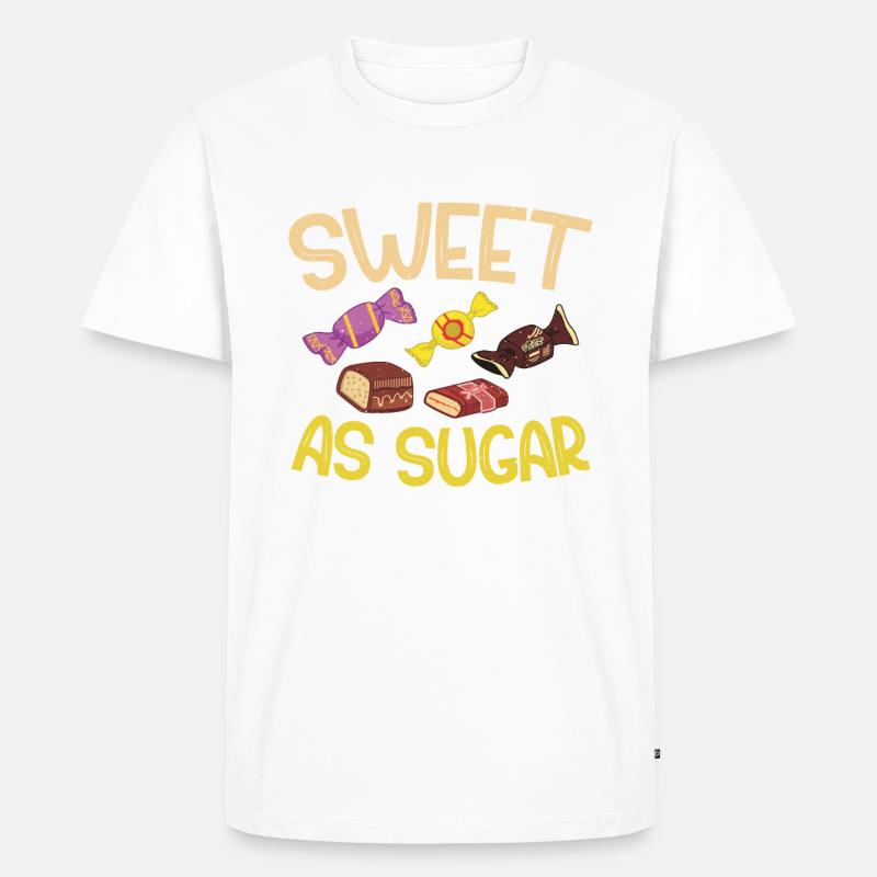 Candy Gift - Männer Premium Bio T-Shirt - Weiß