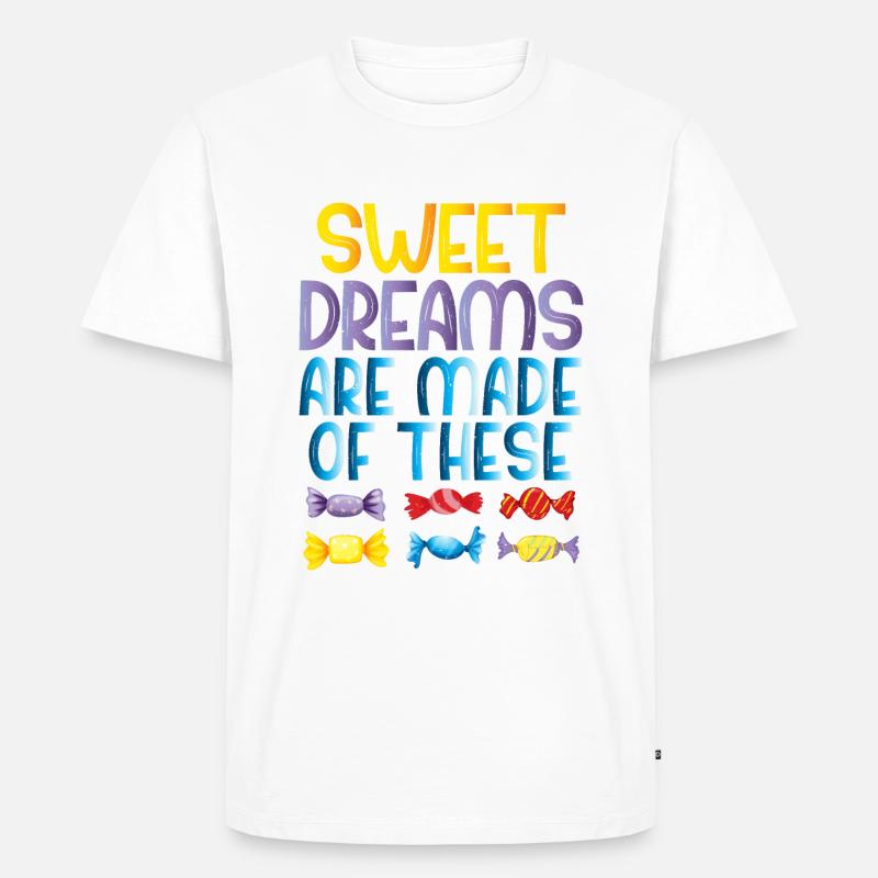 Candy Gift - Männer Premium Bio T-Shirt - Weiß
