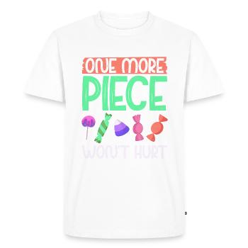 Cadeau de bonbons - T-shirt Premium bio Homme - blanc - Devant - Nico (187cm)