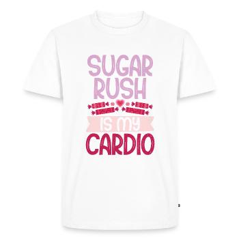 Cadeau de bonbons - T-shirt Premium bio Homme - blanc - Devant - Nico (187cm)