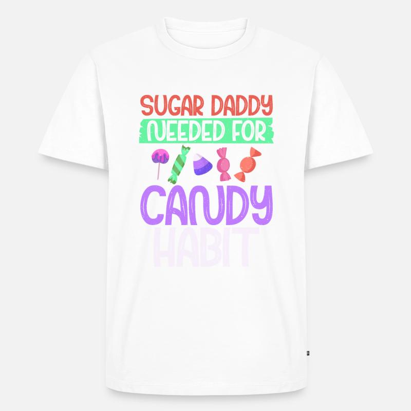 Candy Gift - Männer Premium Bio T-Shirt - Weiß