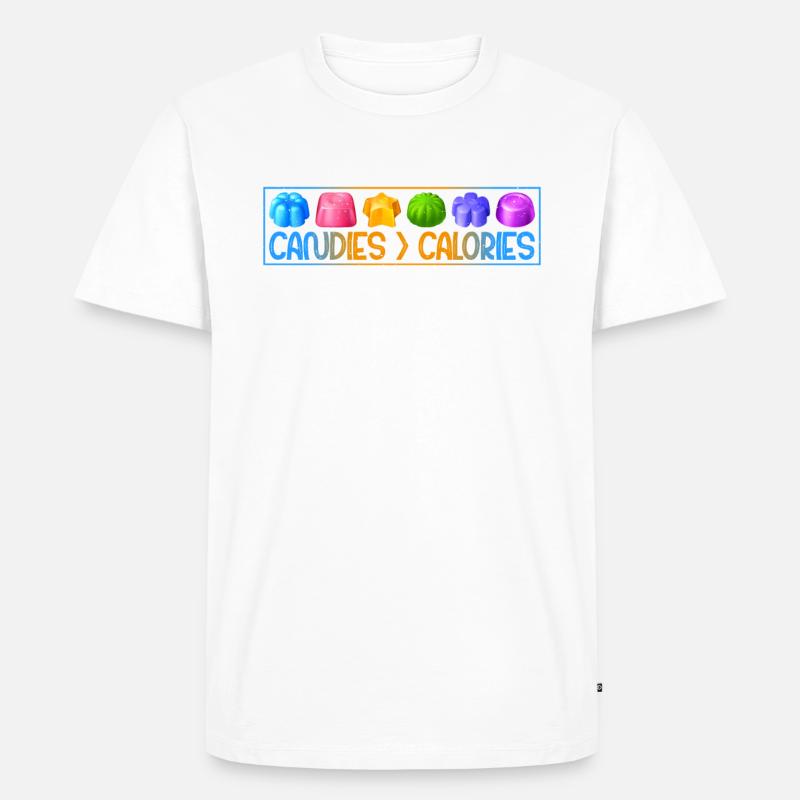 Candy Gift - Männer Premium Bio T-Shirt - Weiß