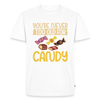 Cadeau de bonbons - T-shirt Premium bio Homme - blanc - Devant - Nico (187cm)