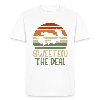 Cadeau de bonbons - T-shirt Premium bio Homme - blanc - Devant - Nico (187cm)