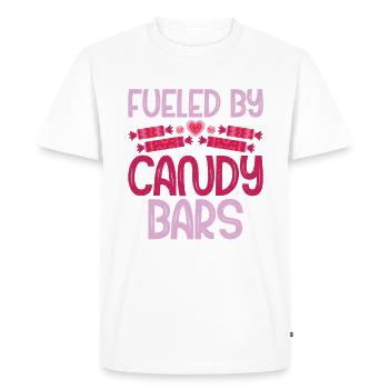 Cadeau de bonbons - T-shirt Premium bio Homme - blanc - Devant - Nico (187cm)