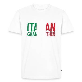 Italian Food Gifts - Men's Premium Organic T-Shirt - white - Front - Nico (187cm)