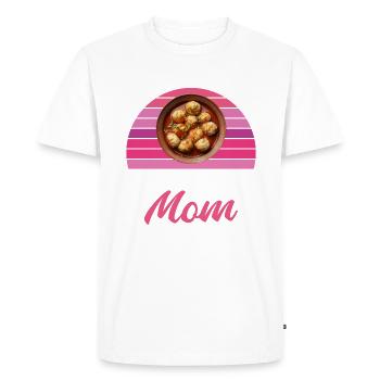 Meatball Lovers Gifts - Men's Premium Organic T-Shirt - white - Front - Nico (187cm)