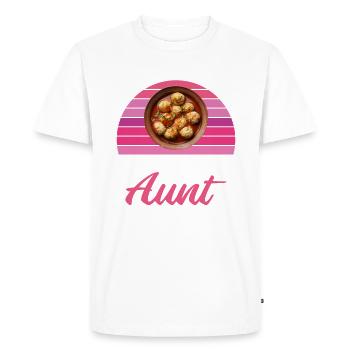 Meatball Lovers Gifts - Men's Premium Organic T-Shirt - white - Front - Nico (187cm)
