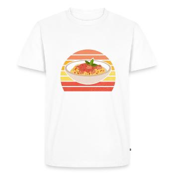Cadeaux pour les amateurs de boulettes de viande - T-shirt Premium bio Homme - blanc - Devant - Nico (187cm)