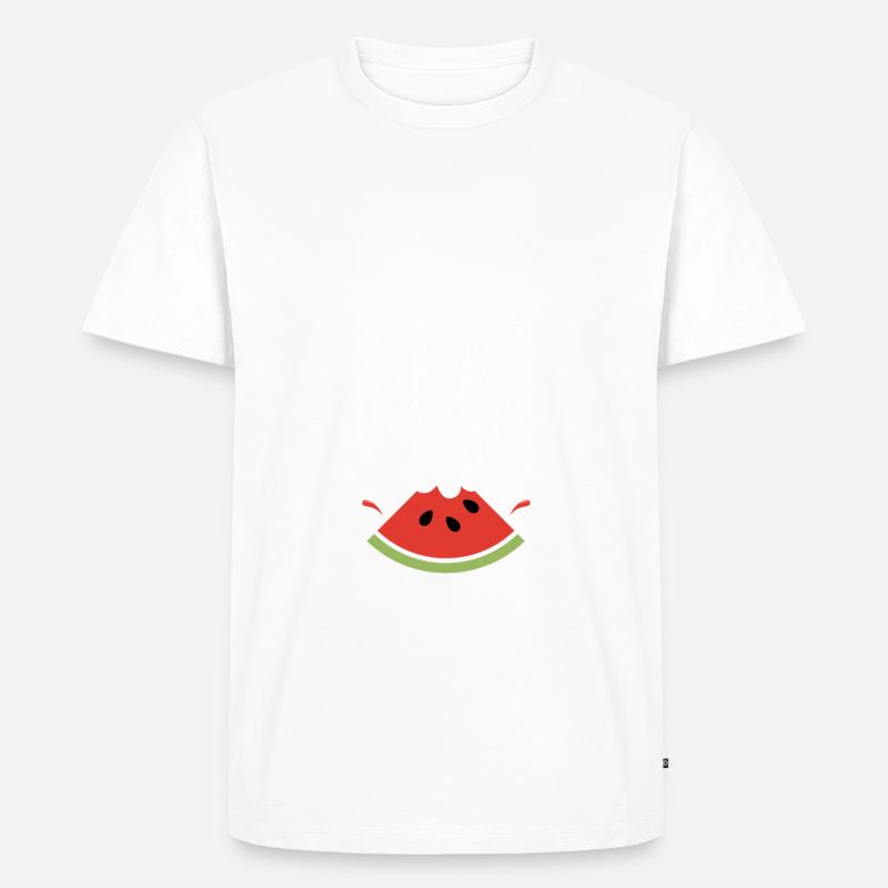 Melon Gift - Männer Premium Bio T-Shirt - Weiß
