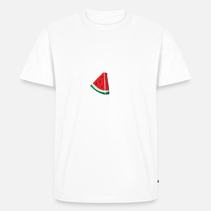 Melon Gift - Männer Premium Bio T-Shirt - Weiß
