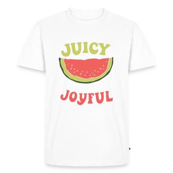 Melon Poison - T-shirt Premium bio Homme - blanc - Devant - Nico (187cm)