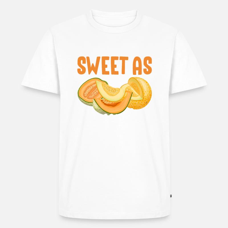 Melon Gift - Männer Premium Bio T-Shirt - Weiß