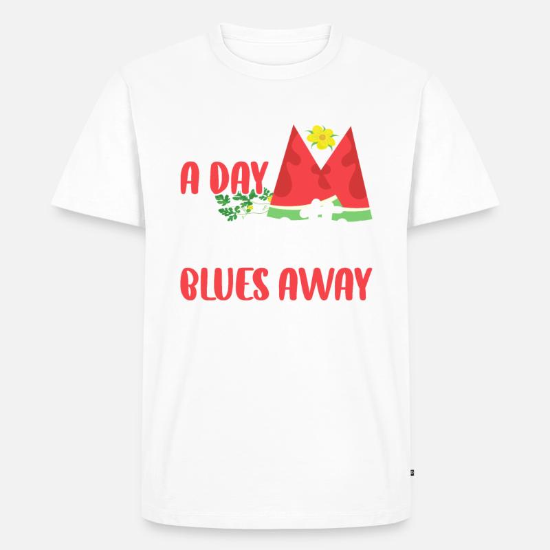 Melon Gift - Männer Premium Bio T-Shirt - Weiß