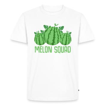 Melon Poison - Men's Premium Organic T-Shirt - white - Front - Nico (187cm)