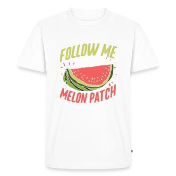 Melon Poison - Men's Premium Organic T-Shirt - white - Front - Nico (187cm)