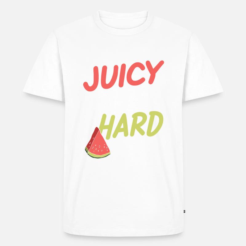 Melon Gift - Männer Premium Bio T-Shirt - Weiß