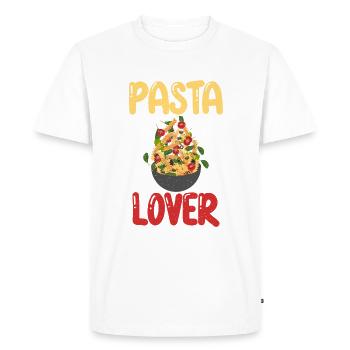 Cadeaux pour les amateurs de pâtes - T-shirt Premium bio Homme - blanc - Devant - Nico (187cm)