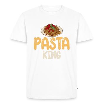 Cadeaux pour les amateurs de pâtes - T-shirt Premium bio Homme - blanc - Devant - Nico (187cm)