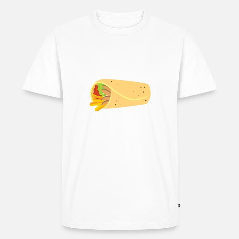 Burrito Gift - Männer Premium Bio T-Shirt - Weiß