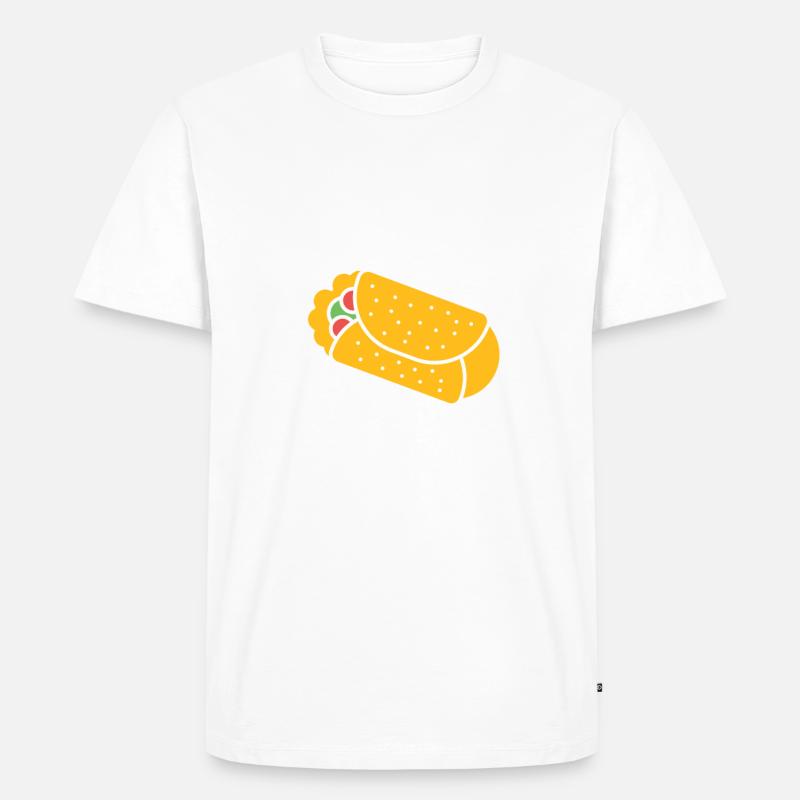 Burrito Gift - Männer Premium Bio T-Shirt - Weiß