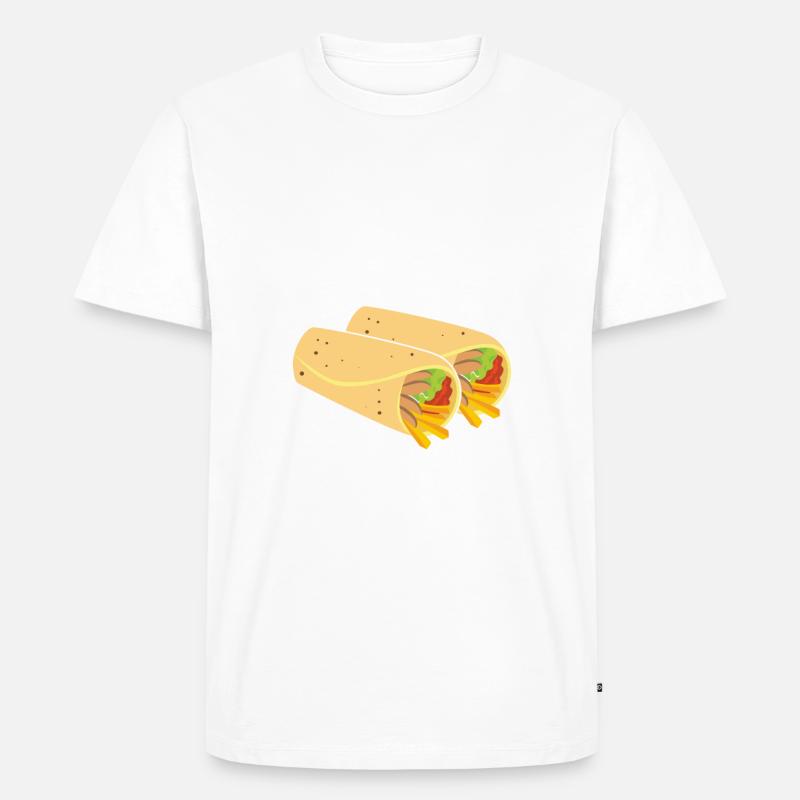 Burrito Gift - Männer Premium Bio T-Shirt - Weiß