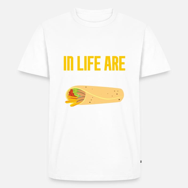 Burrito Gift - Männer Premium Bio T-Shirt - Weiß