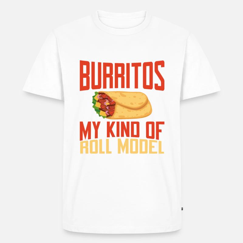 Burrito Gift - Männer Premium Bio T-Shirt - Weiß