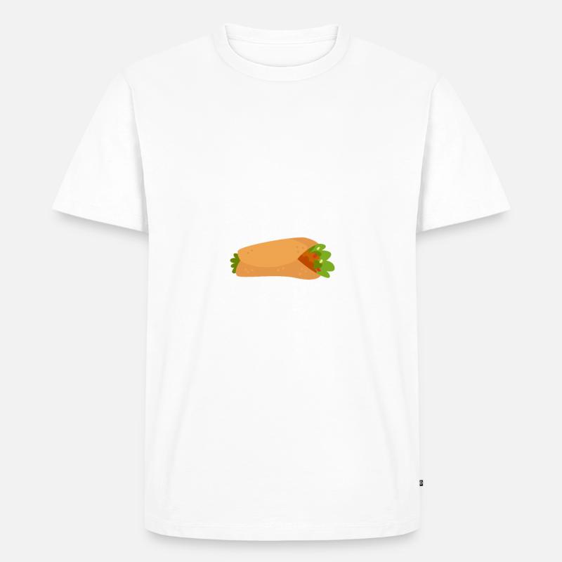 Burrito Gift - Männer Premium Bio T-Shirt - Weiß