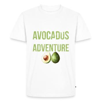 Avocado Gifts - Men's Premium Organic T-Shirt - white - Front - Nico (187cm)