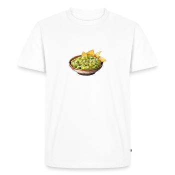 Avocado Gifts - Men's Premium Organic T-Shirt - white - Front - Nico (187cm)