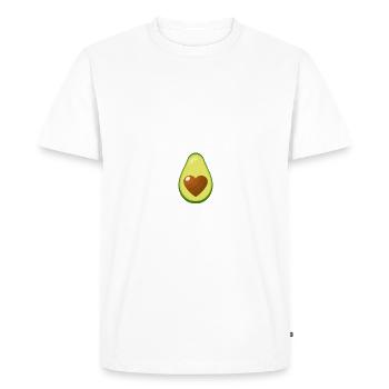 Avocado Gifts - Men's Premium Organic T-Shirt - white - Front - Nico (187cm)